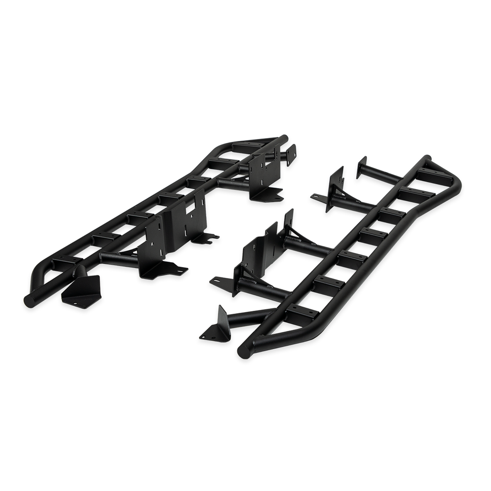Cali Raised LED Step Edition Rock Sliders For 2024+ Toyota Land Cruiser