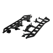 Cali Raised LED Step Edition Rock Sliders For 2024+ Toyota Land Cruiser