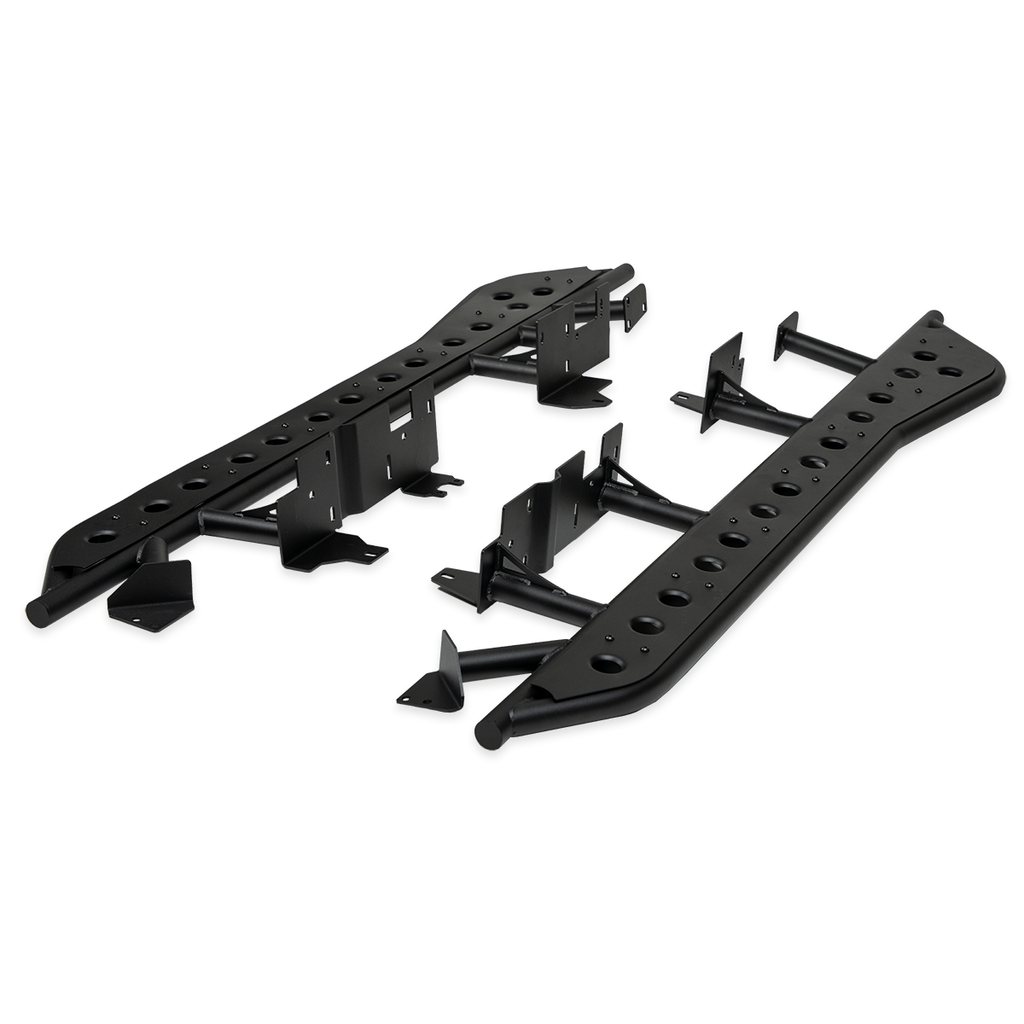 Cali Raised LED Step Edition Rock Sliders For 2024+ Toyota Land Cruiser