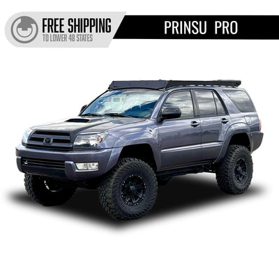 Prinsu Pro Toyota 4Runner Full Roof Rack 2003-2009 installed hero shot