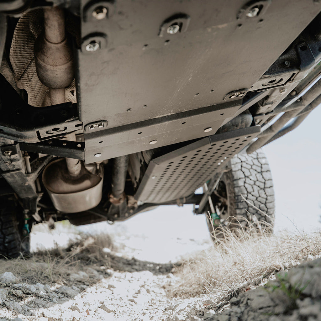 Cali Raised LED Transfer Skid Plate For 2007-2014 Toyota FJ Cruiser