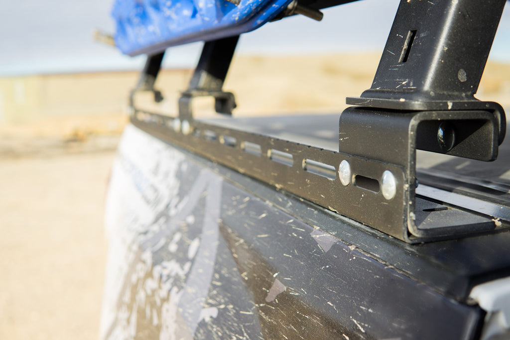 Modular tonneau adapter kit on pickup