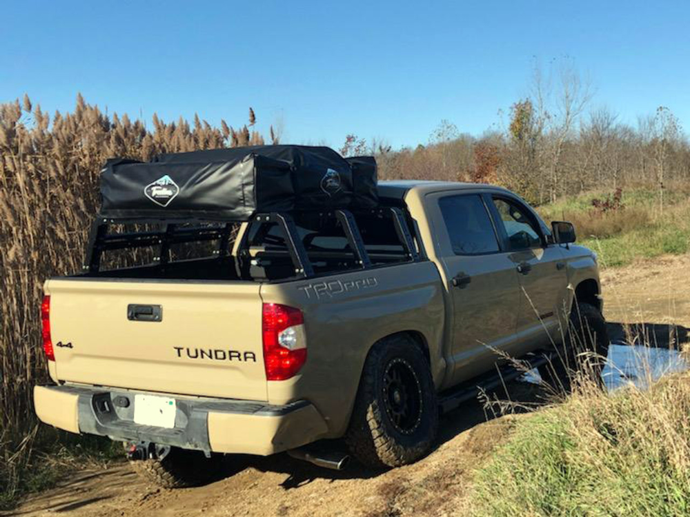 Datin Fab Base Station Bed Rack 12" For Toyota Tundra