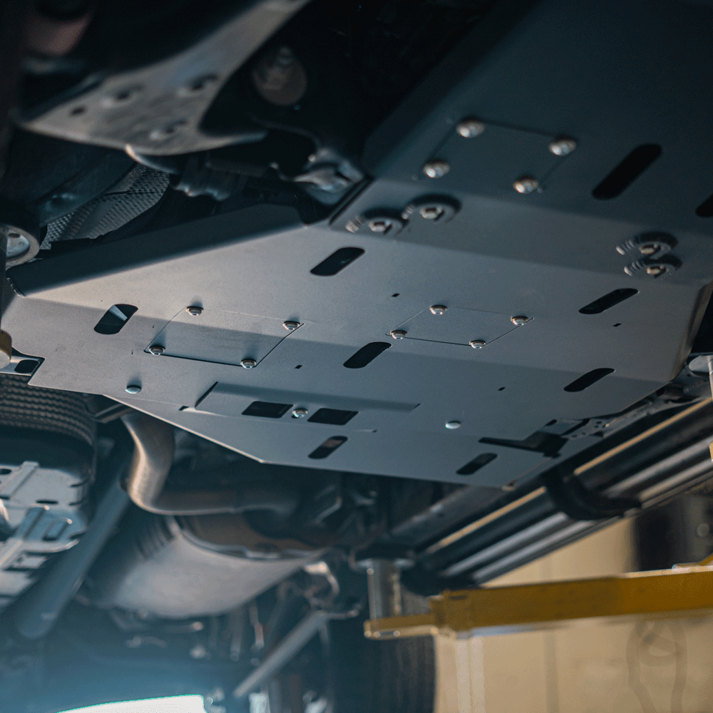 2025+ Toyota 4Runner Cat Shield & Transmission Skid Plate - Hybrid/Non-Hybrid | Cali Raised LED