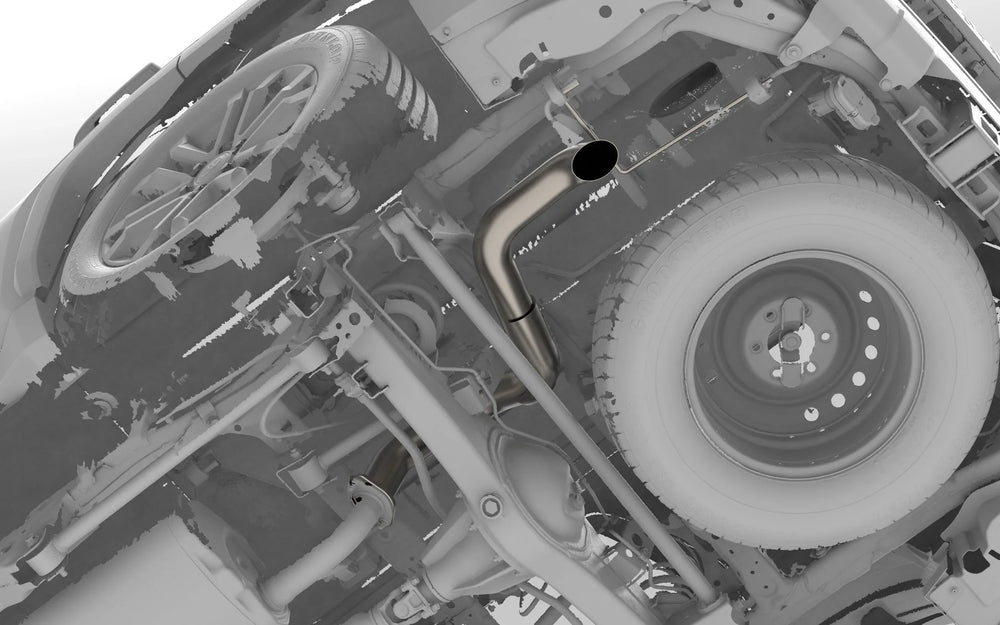 2025-Current Toyota 4Runner Titanium Axle Dump Exhaust