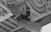 2024-Current Toyota Tacoma Rear Shock Mount Skid Plate Kit