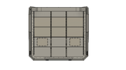 upTOP Ute 70 tray bed top-down view technical dimensions diagram