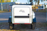 Venturist trailer with rear door