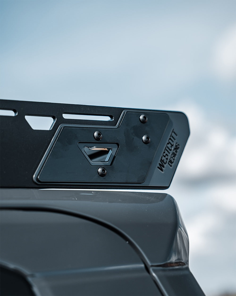 Westcott Designs Tacoma Roof Rack Mounted Close