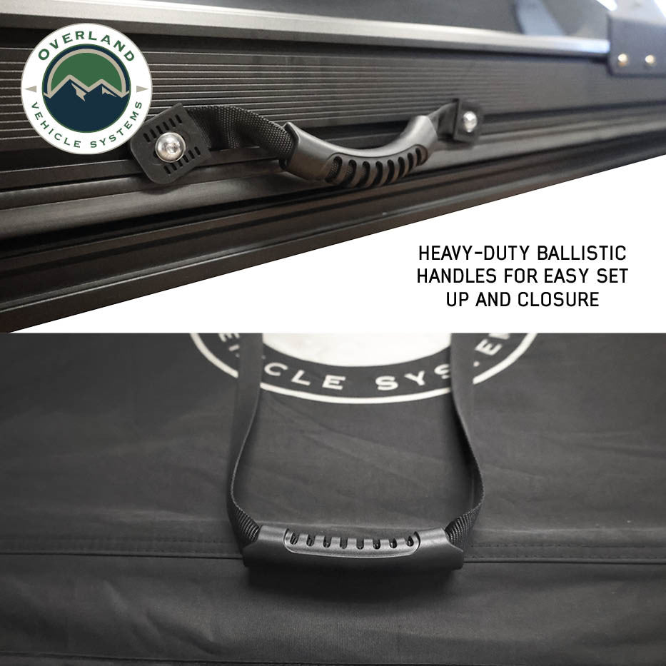 XD Atlas roof top tent ballistic nylon grab handles detail