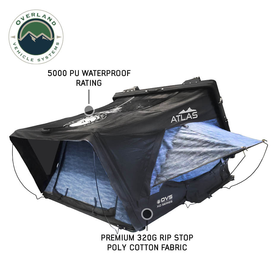 OVS XD Atlas hard shell tent closed low-profile ABS shell view