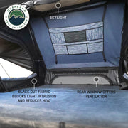 OVS XD Atlas roof top tent interior blackout coating and LED lighting