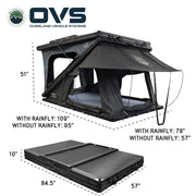 XD K2 roof top tent integrated LED lighting and flexi-panel ceiling storage