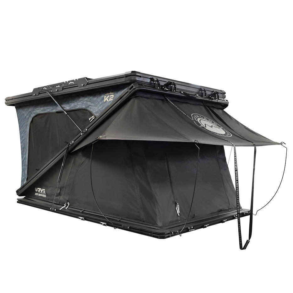 OVS XD K2 Clam Shell Pop-Up Aluminum Hard Shell Roof Top Tent hero shot