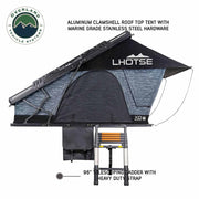 OVS XD Lhotse Clamshell Aluminum Hard Shell Roof Top Tent - 2 Person
