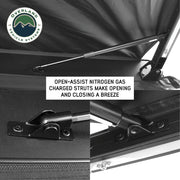 XD Nomadic 90 nitrogen gas-charged open-assist strut close-up