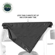XD Nomadic 90 awning fabric drop down weather protection view