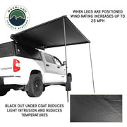 OVS XD Nomadic 90 awning blackout undercoat reducing heat detail