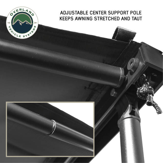 XD Nomadic 90 awning rubber channel grip support pole foot detail