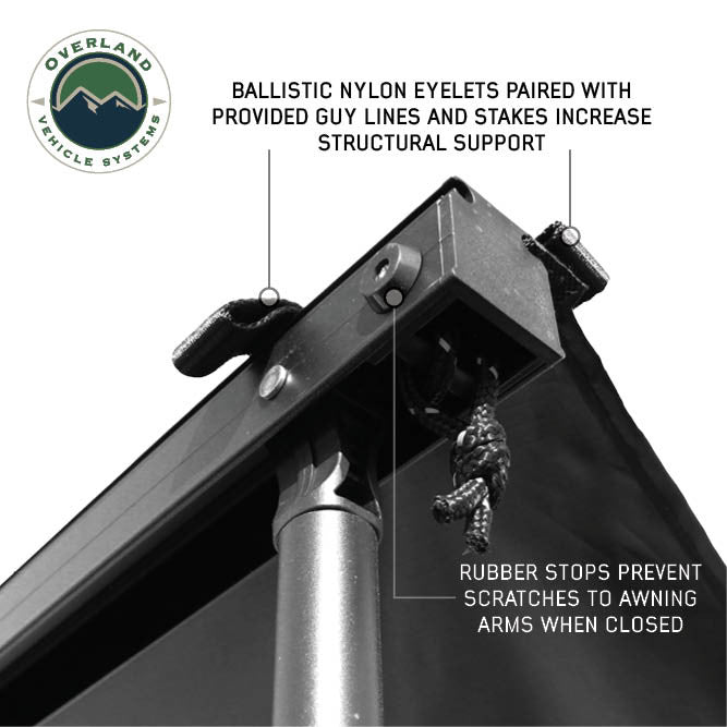 XD Nomadic 90 awning eyelet tie-down attachment point detail