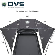 XD Nomadic 315 awning measurements and dimensions diagram