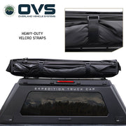 XD Nomadic 315 awning velcro strap securing drop-down legs detail
