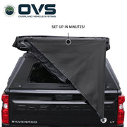 OVS XD Nomadic 315 awning fabric drop-down panel detail