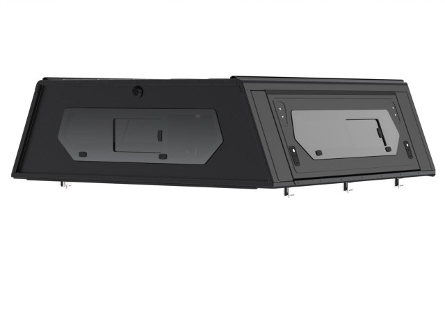 Alu-Cab F150 Contour Canopy W/Side Windows Front View