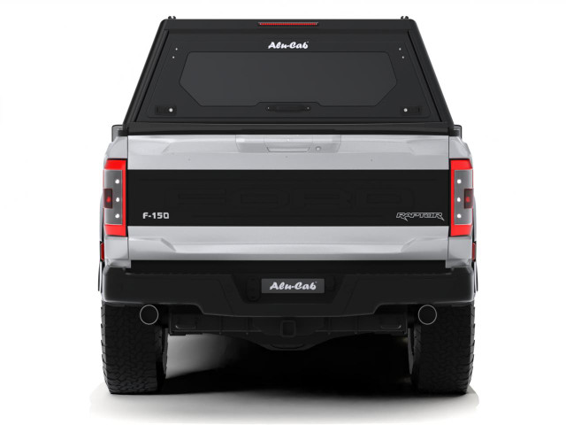 Alu-Cab F150 Contour Canopy W/Side Windows Rear View