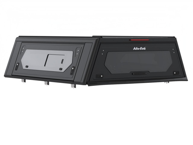 Alu-Cab F150 Contour Canopy W/Side Windows Rear View