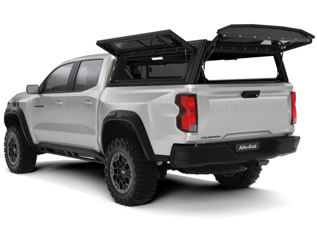 Alu-Cab Chevy Colorado/GMC Canyon Contour Canopy With Opened Side Windows