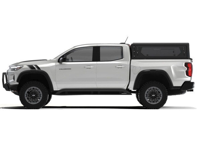 Alu-Cab Chevy Colorado/GMC Canyon Contour Canopy With Side Windows Side View