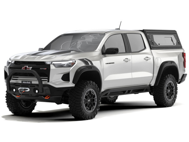 Alu-Cab Chevy Colorado/GMC Canyon Contour Canopy With Side Windows