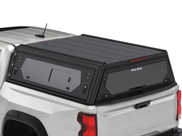 Alu-Cab Chevy Colorado/GMC Canyon Contour Canopy With Side Windows Top View