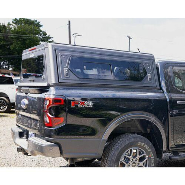 Alu-Cab Ford Ranger Contour Canopy Side View Mounted
