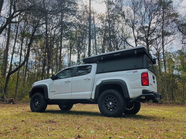Alu-Cab Colorado Canyon Explorer Canopy Mounted Side View
