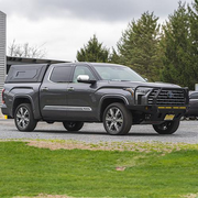 Alu-Cab Toyota Tundra Contour Canopy With Windows Mounted