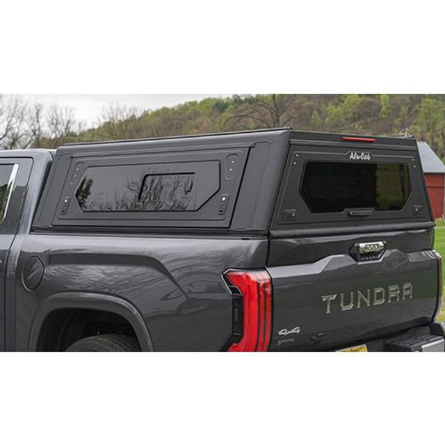 Alu-Cab Toyota Tundra Contour Canopy With Windows Back Side