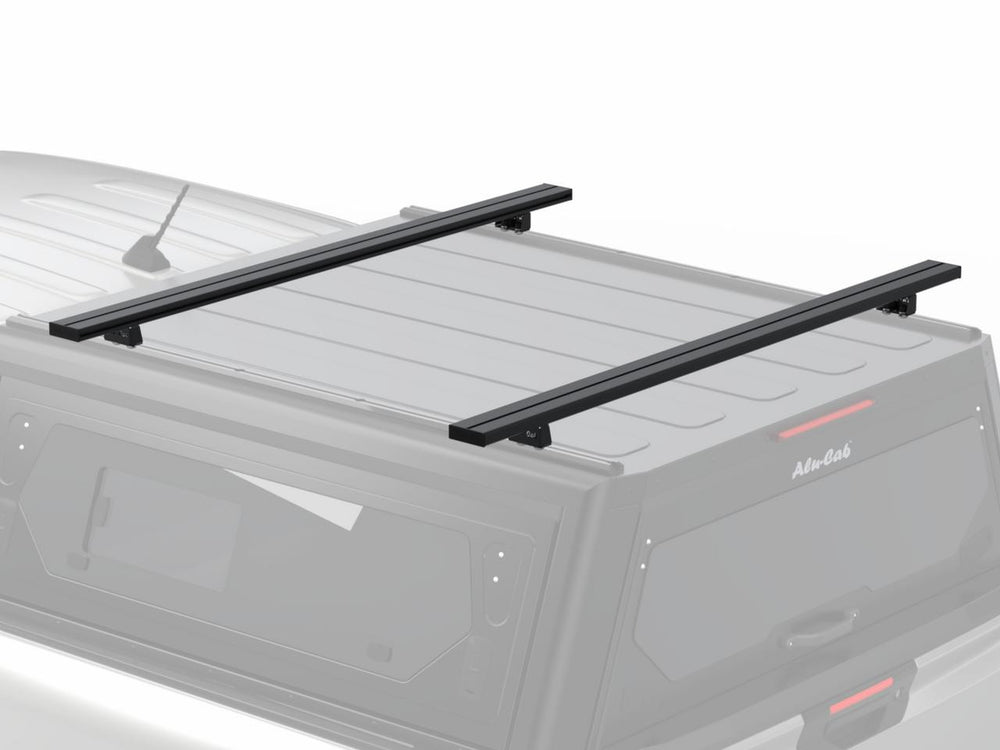 Alu-Cab load bar kit with standard profile mounting feet top view