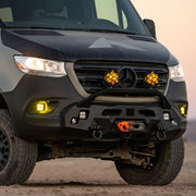 Aluminess Recon Front Bumper For Sprinter Front View Mounted