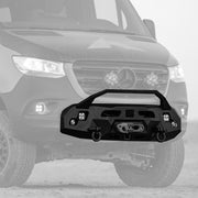 Aluminess Recon Front Bumper For Sprinter With A Bull Bar