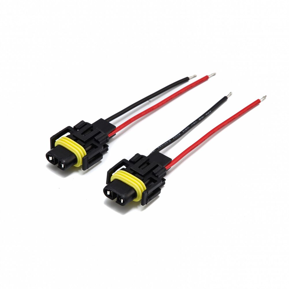 AlphaRex Universal DoubleTap Dual Color LED Projector Fog Lights Connectors