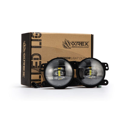 AlphaRex Universal DoubleTap Dual Color LED Projector Fog Lights