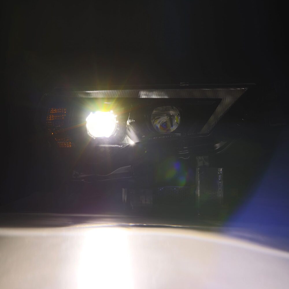 AlphaRex MKII LUXX Series 4Runner Headlights LED Turned On