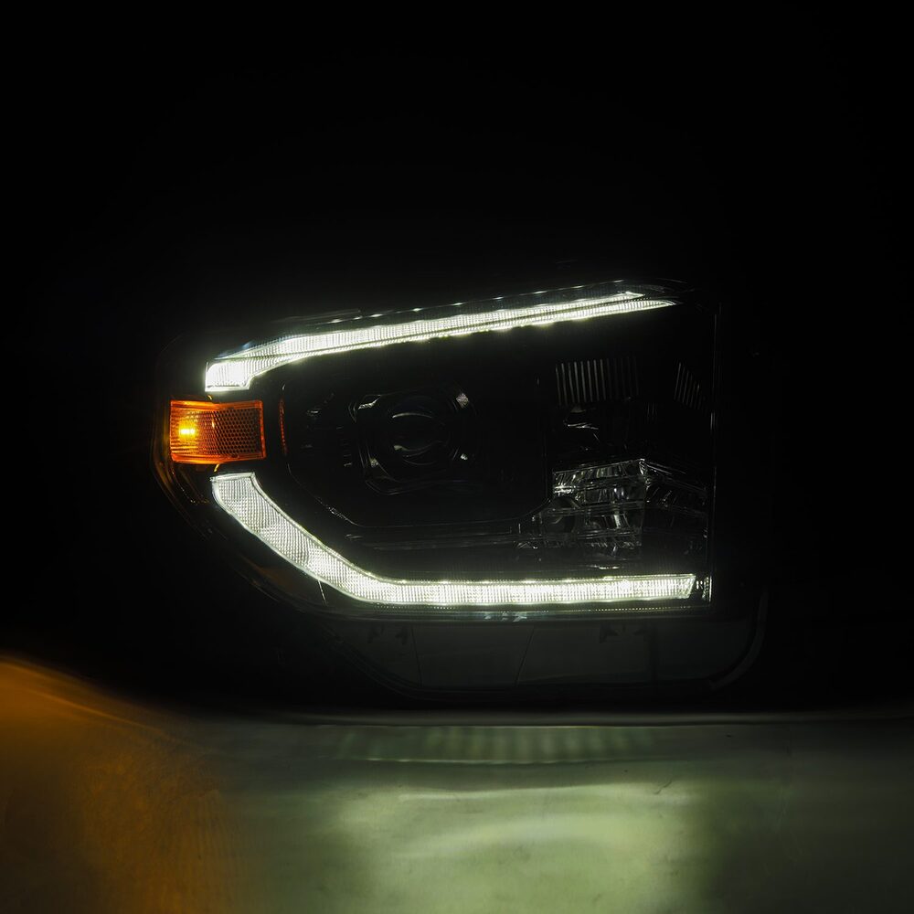 AlphaRex MKII LUXX Series Tundra LED Projector Headlights With White Light Strip