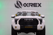 Front View Of The Installed AlphaRex MKII LUXX Tundra/Sequoia Headlights