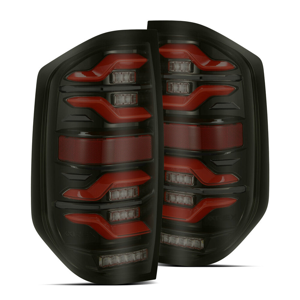 AlphaRex Tundra LUXX Series LED Tail Lights Black Red