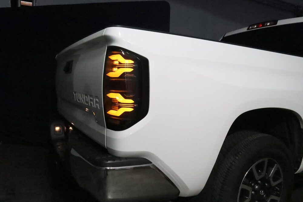 AlphaRex Tundra LUXX Series LED Tail Lights Mounted Side