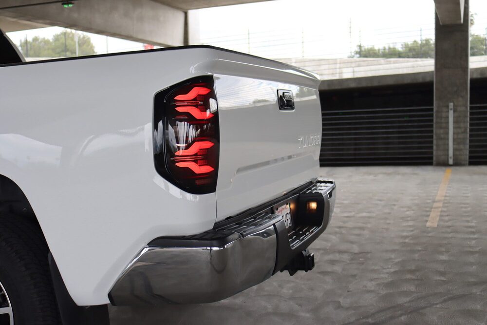 Side View Of The AlphaRex Tundra LUXX Series LED Tail Lights