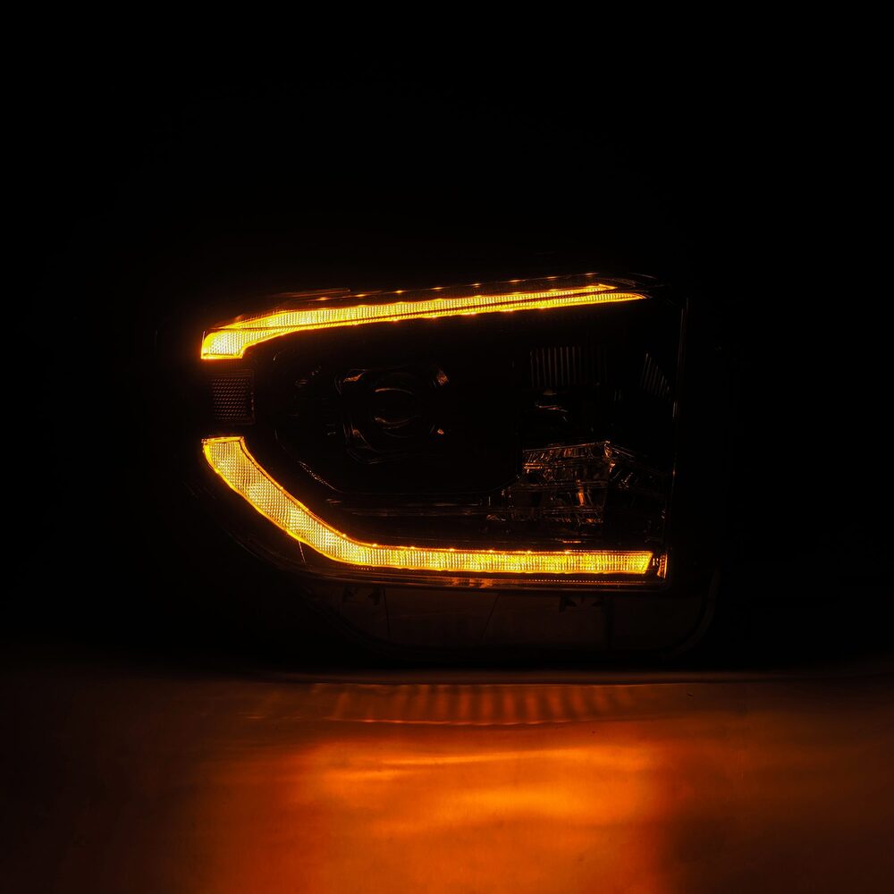 AlphaRex Tundra MKII Pro Series Halogen Headlights Amber Light Strip